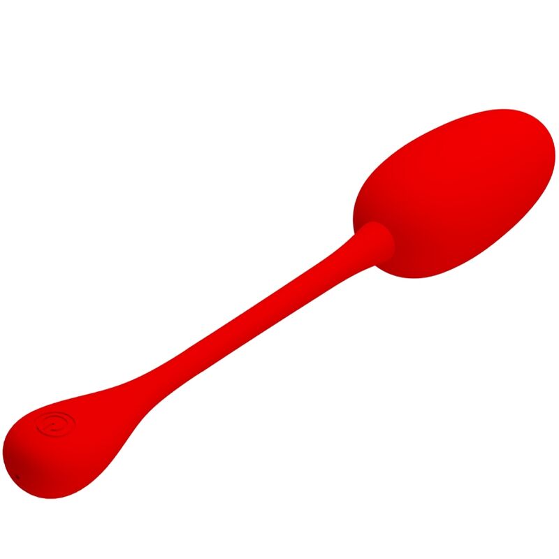 PRETTY LOVE - HUEVO VIBRADOR RECARGABLE KNUCKER ROJO