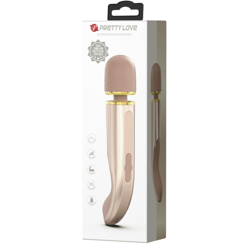 PRETTY LOVE - MASSAGGIATORE 7 MODALITÀ DI VIBRAZIONE CHAMPAGNE