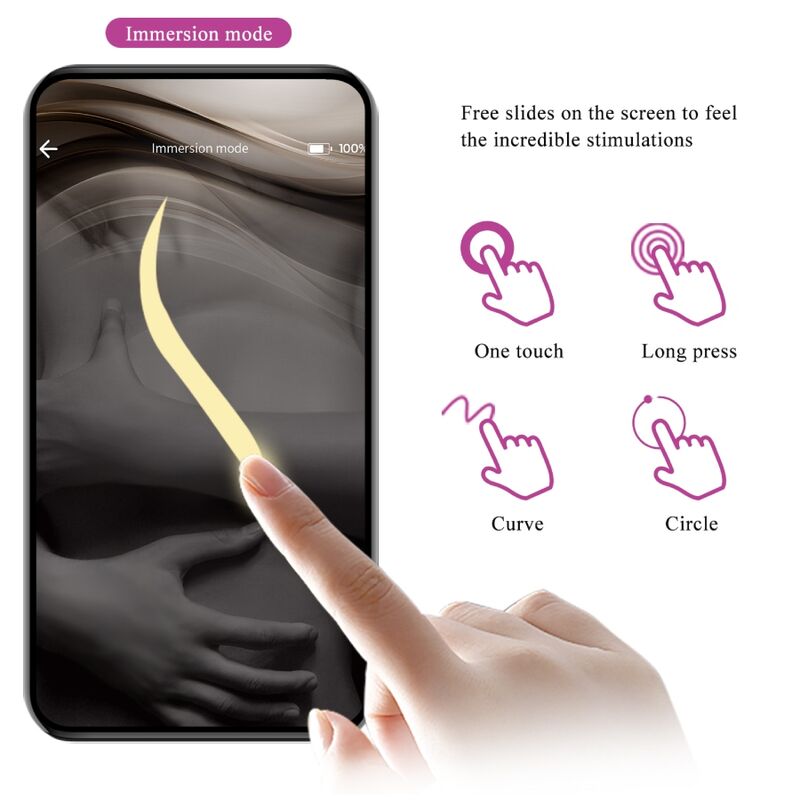 PRETTY LOVE - VIBRATORE JAYLEEN CON APP E TELECOMANDO VIOLA