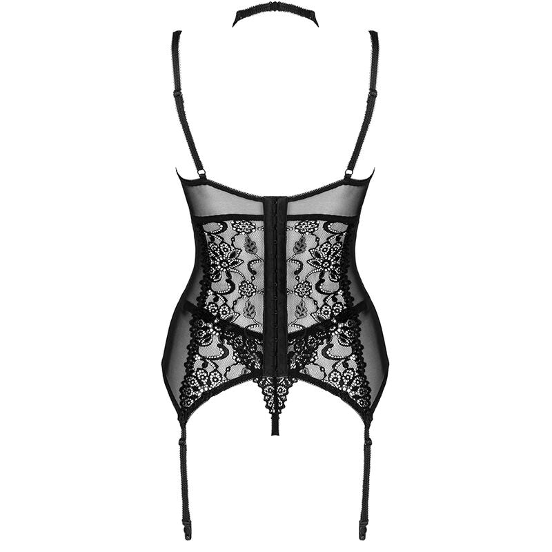 LIVCO CORSETTI FASHION - COLECCIÓN GIELLANDRA FOR THE SENSES CORSÉ + BRAGA NEGRA