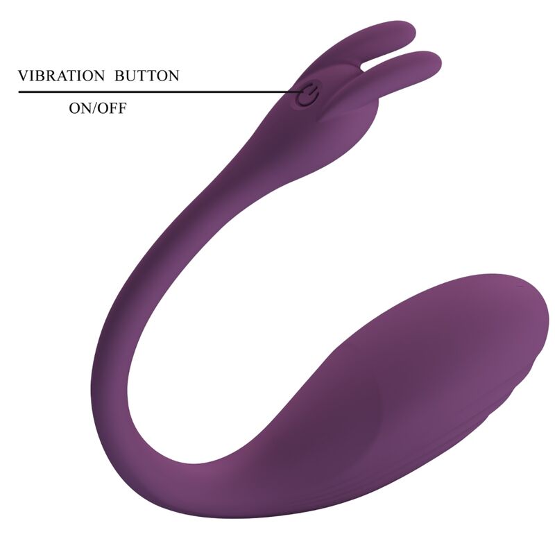 PRETTY LOVE - VIBRATORE CATALINA CON APP E TELECOMANDO VIOLA
