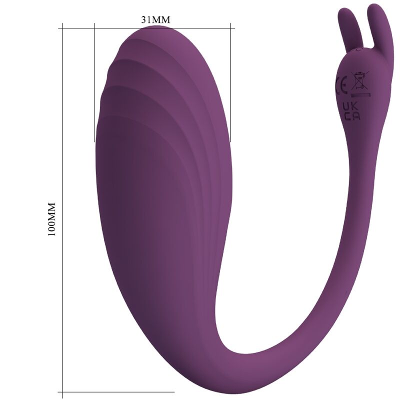 PRETTY LOVE - VIBRATORE CATALINA CON APP E TELECOMANDO VIOLA