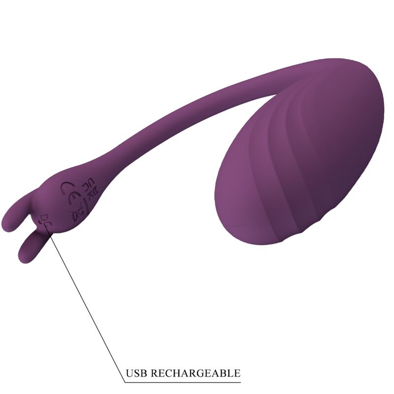 PRETTY LOVE - VIBRATORE CATALINA CON APP E TELECOMANDO VIOLA