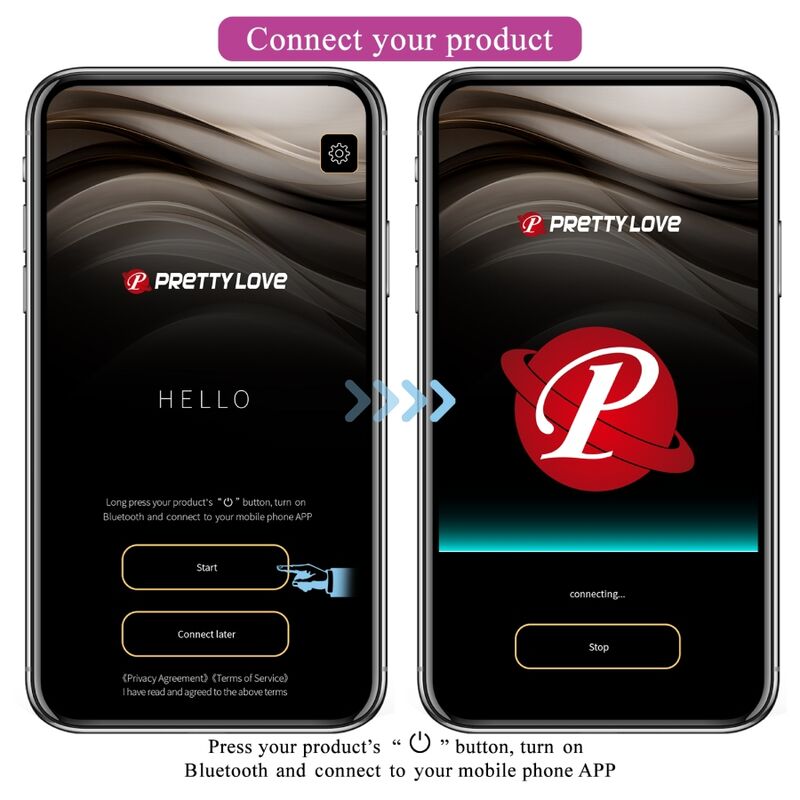 PRETTY LOVE - VIBRATORE CATALINA CON APP E TELECOMANDO VIOLA