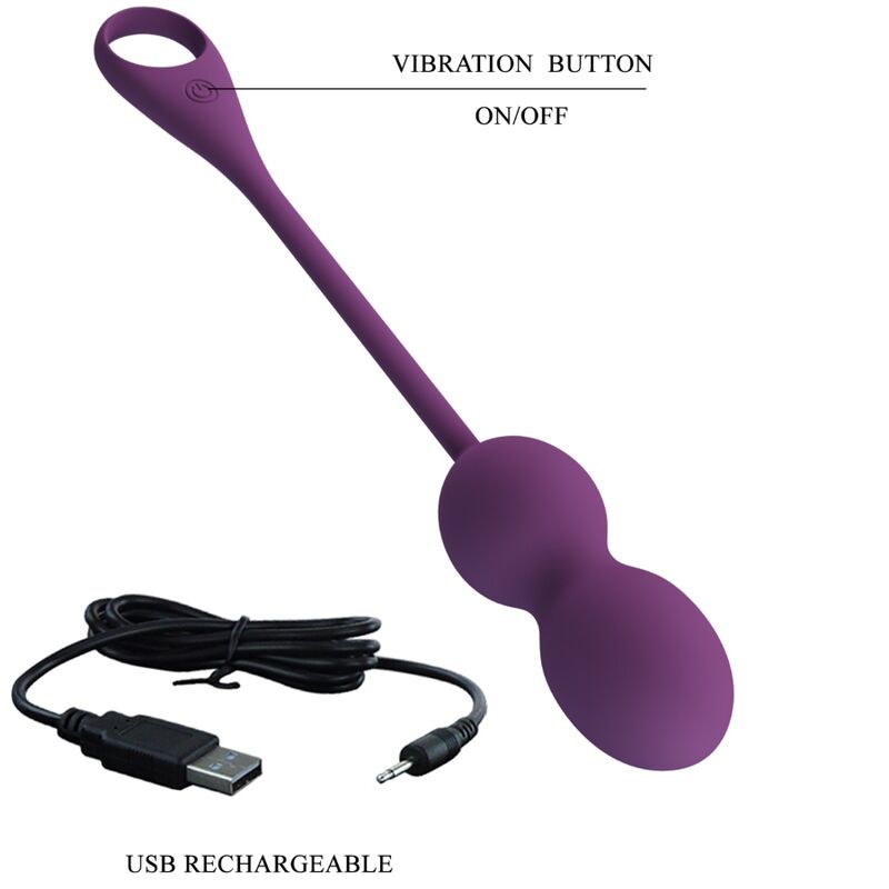 PRETTY LOVE - ELVIRA KEGEL BALLS APP TELECOMANDO VIOLA
