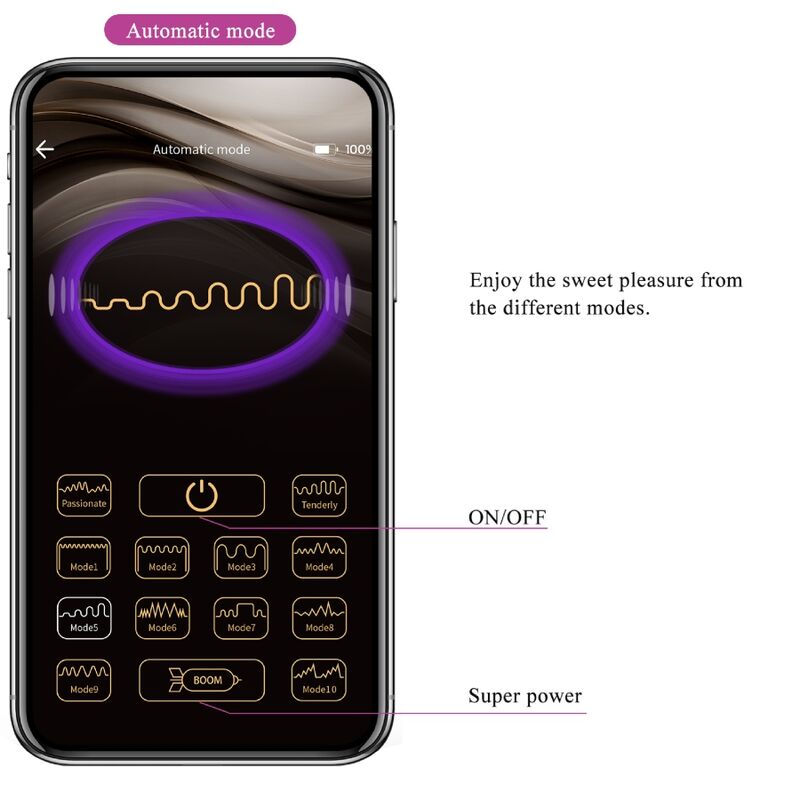 PRETTY LOVE - ELVIRA KEGEL BALLS APP TELECOMANDO VIOLA