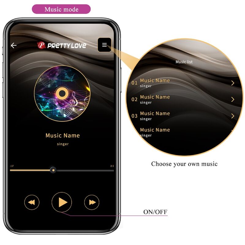 PRETTY LOVE - ELVIRA KEGEL BALLS APP TELECOMANDO VIOLA