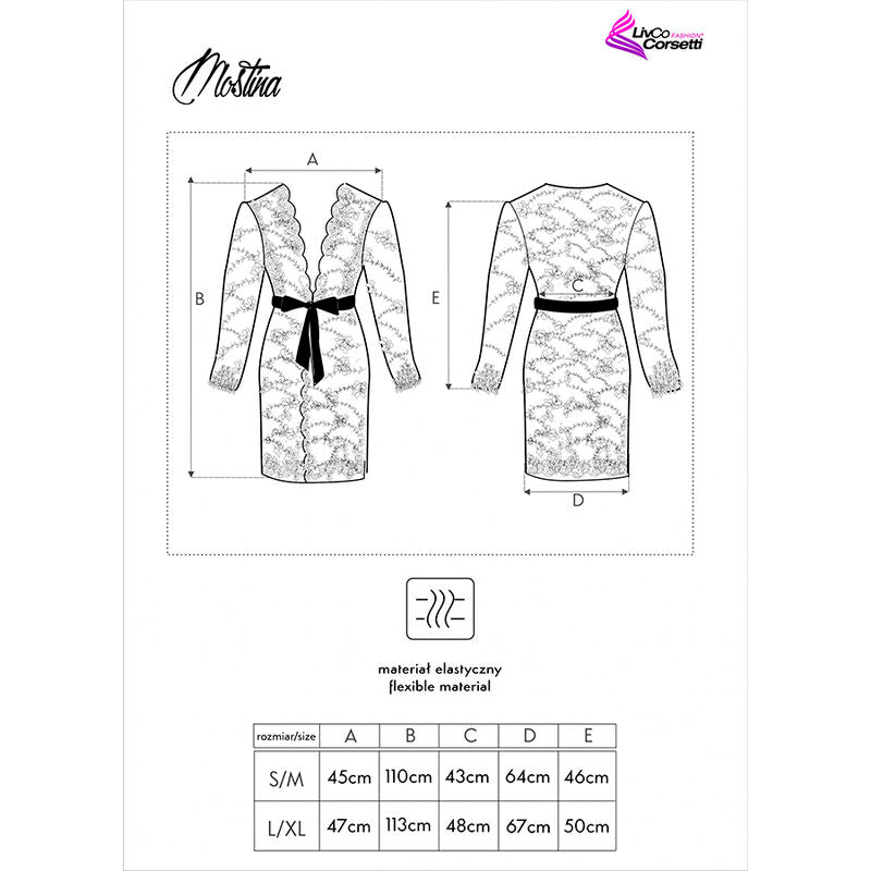 LIVCO CORSETTI FASHION - MOSTINA LC 90641 BATA NEGRA L/XL