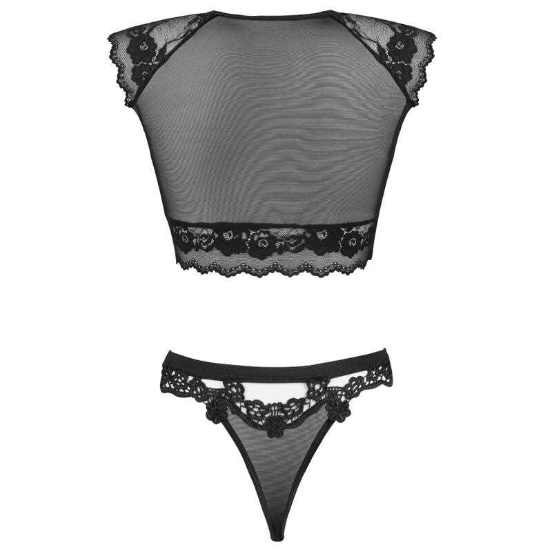MODA LIVCO CORSETTI - TIMOSAN LC 90631 SUJETADOR + PANTY NEGRO