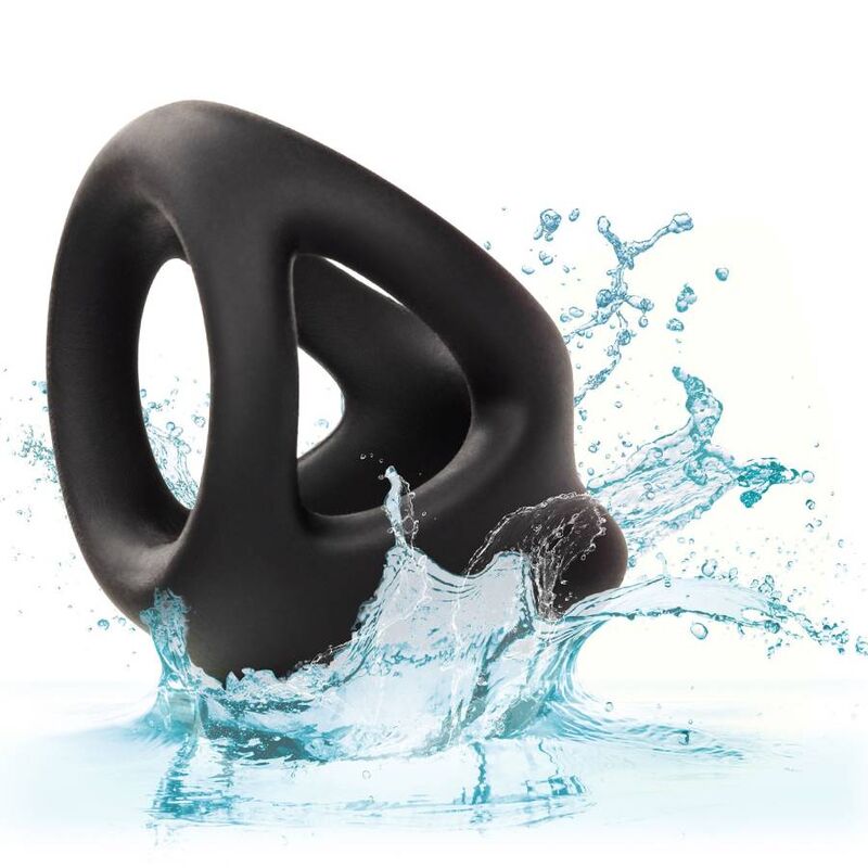 CALEXOTICS - ANELLO ALPHA DUAL CAGE NERO
