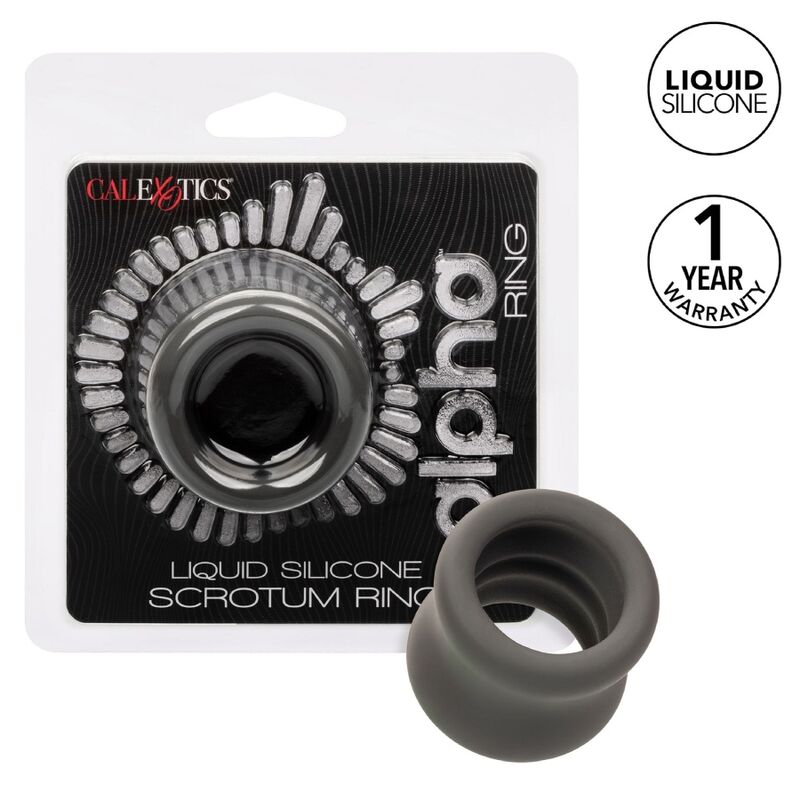 CALEXOTICS - ANELLO PER ALLUNGAMENTO SCROTUM ALPHA NERO