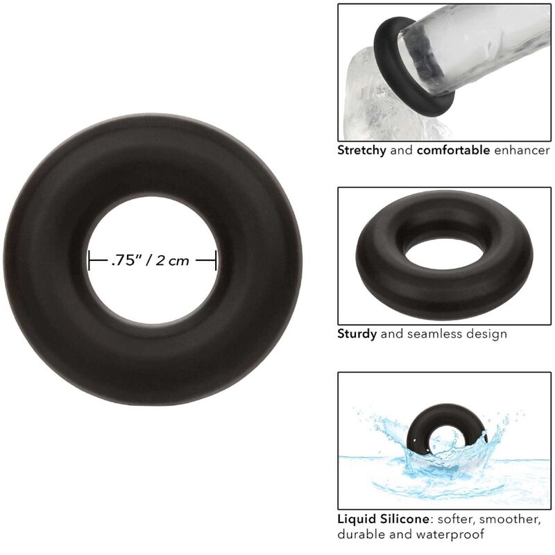 CALEXOTICS - ALPHA PROLONG MEDIUM RING NERO