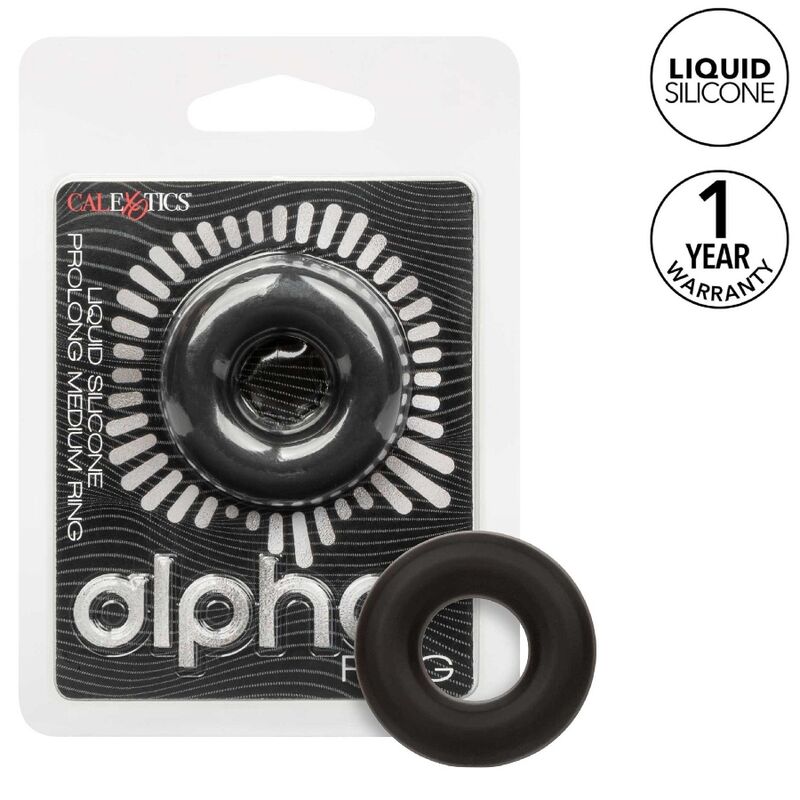 CALEXOTICS - ALPHA PROLONG MEDIUM RING NERO