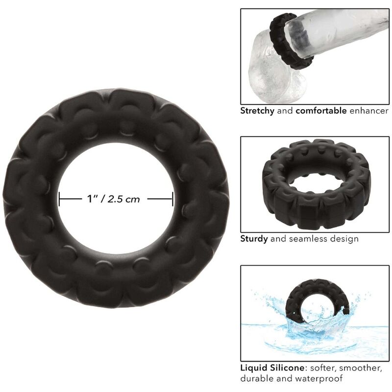 CALEXOTICS - ALPHA PROLONG TREAD RING NERO