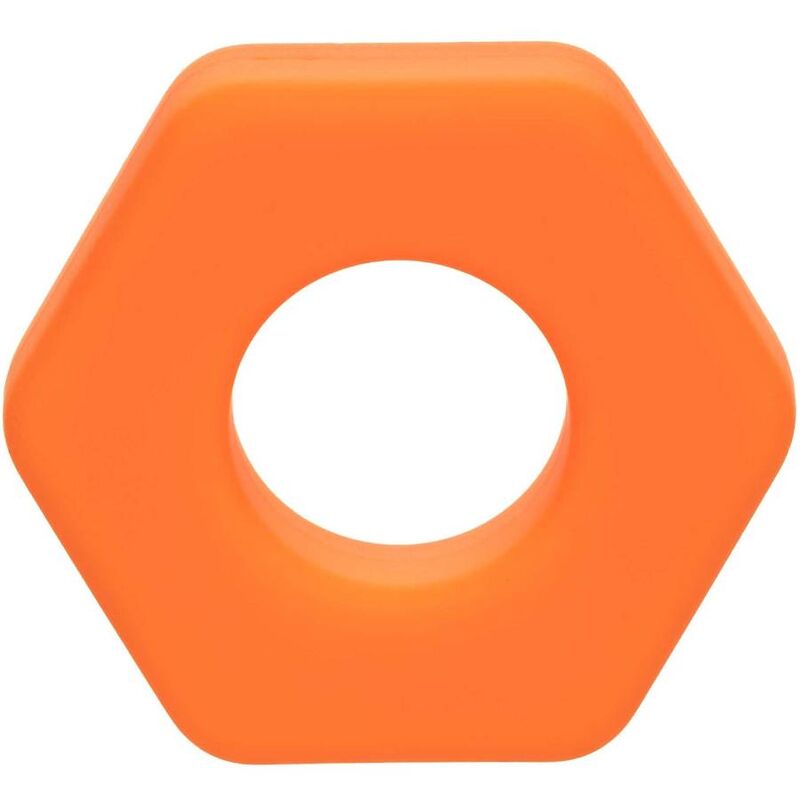 CALEXOTICS - ALPHA PROLONG SEXAGON RING ARANCIONE