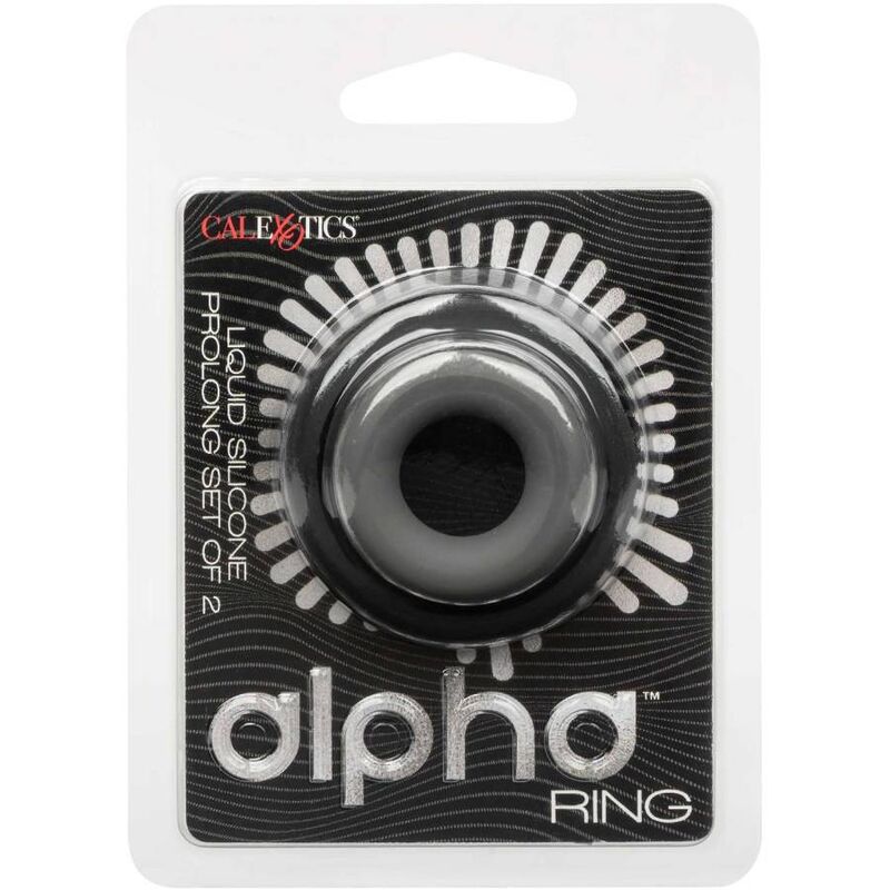 CALEXOTICS - ALPHA PROLONG SET DI 2 ANELLI GRIGIO