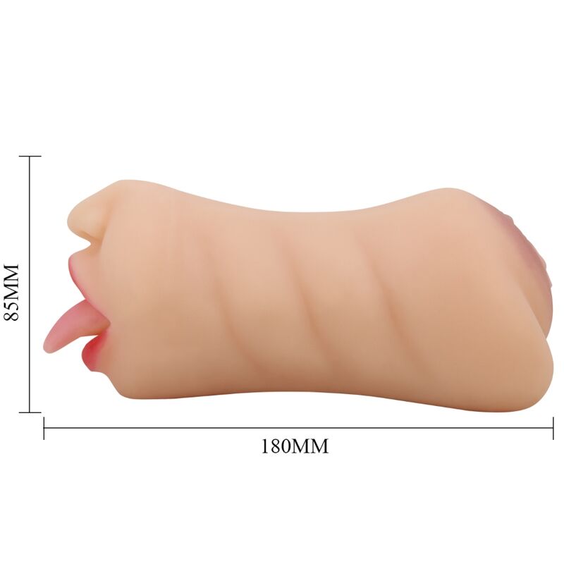 CRAZY BULL - MASTURBADOR SARAH CON FORMA DE VAGINA Y DOBLE ENTRADA