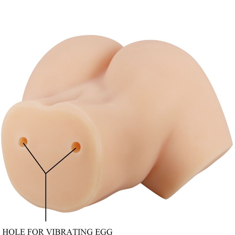 CRAZY BULL - VIBRATORE REALISTICO HAILEY CON VAGINA E ANO