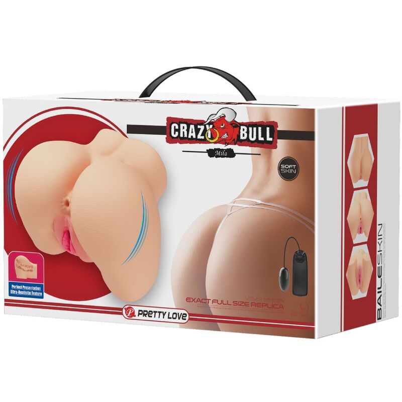 CRAZY BULL - VIBRATORE REALISTICO PER VAGINA E ANO MILA