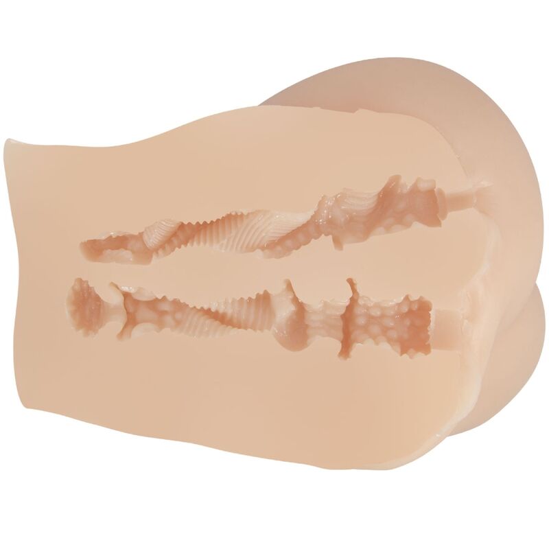 CRAZY BULL - VIBRATORE REALISTICO EMILIA CON VAGINA E ANO