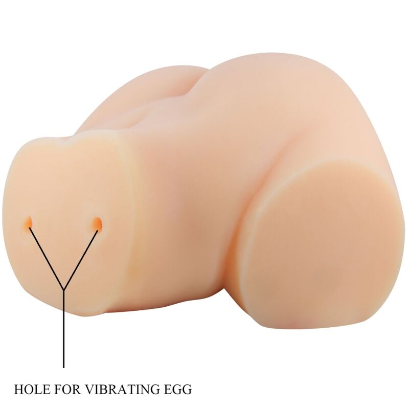 CRAZY BULL - VIBRATORE REALISTICO EMILIA CON VAGINA E ANO