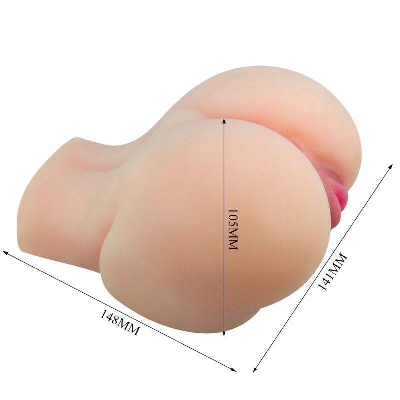 CRAZY BULL - VIBRATORE REALISTICO KYLIE CON VAGINA E ANO