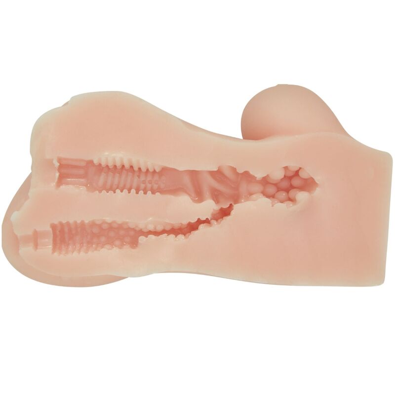 CRAZY BULL - VIBRATORE REALISTICO HANNAH CON VAGINA E ANO