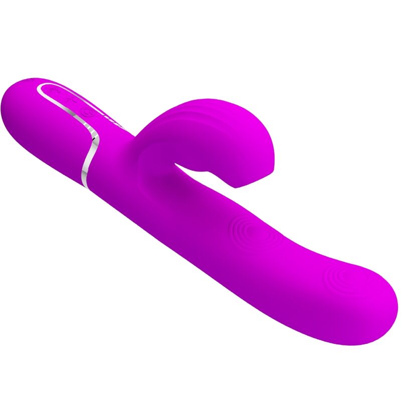 PRETTY LOVE - PERLITA VIBRATORE MULTIFUNZIONE 3 IN 1 PUNTO G VIOLA