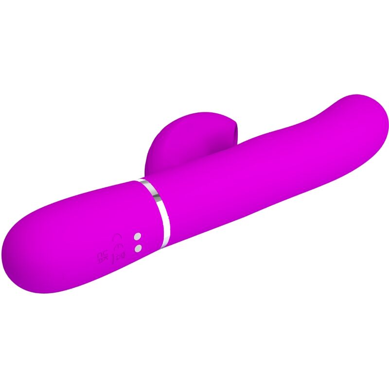 PRETTY LOVE - PERLITA VIBRATORE MULTIFUNZIONE 3 IN 1 PUNTO G VIOLA