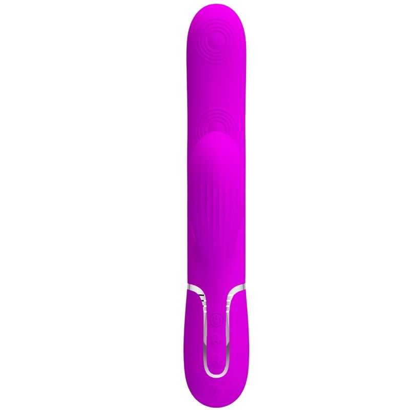 PRETTY LOVE - PERLITA VIBRATORE MULTIFUNZIONE 3 IN 1 PUNTO G VIOLA