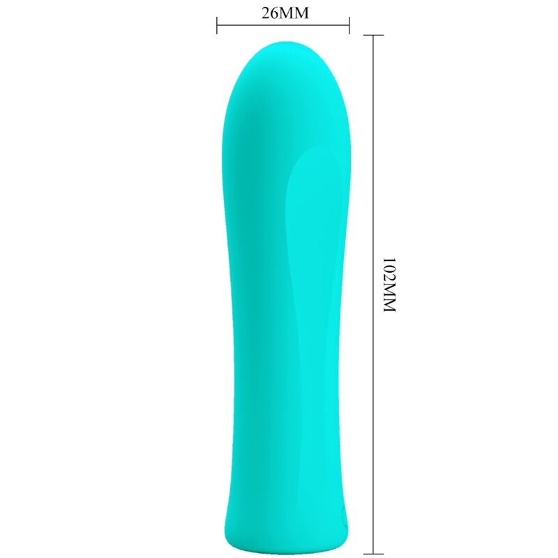 PRETTY LOVE - ALFREDA SUPER POWER VIBRATOR VERDE ACQUA