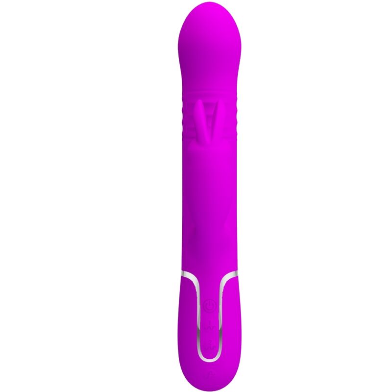 PRETTY LOVE - VIBRADOR COALE RABBIT PERLAS VIOLETAS