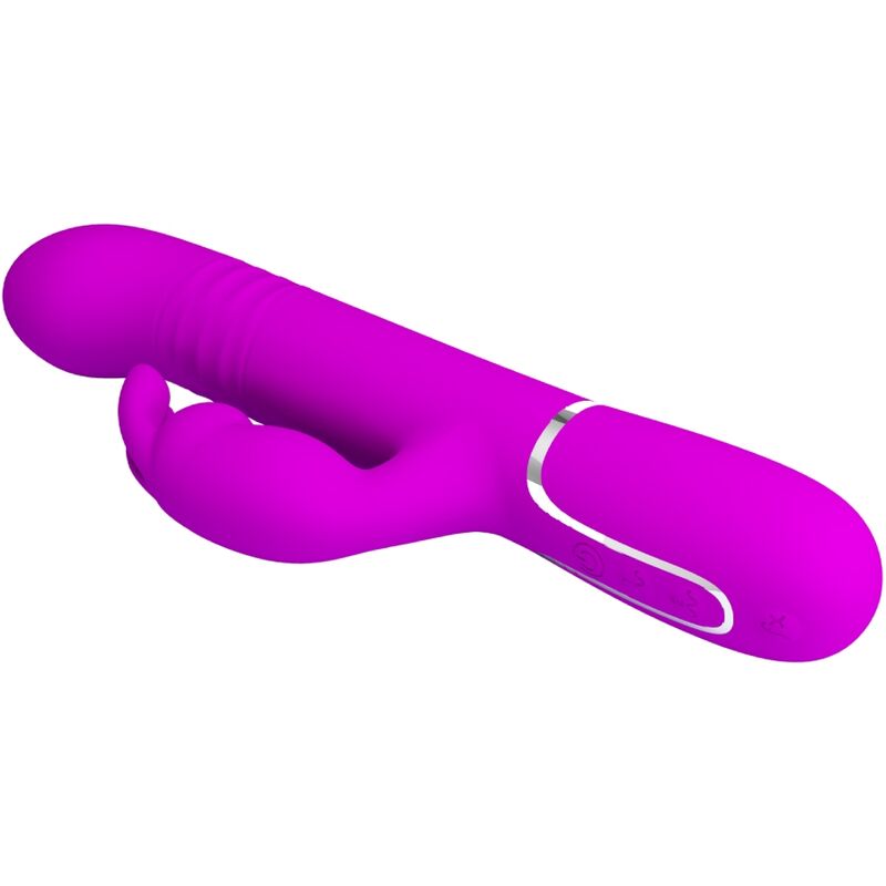 PRETTY LOVE - VIBRADOR COALE RABBIT PERLAS VIOLETAS