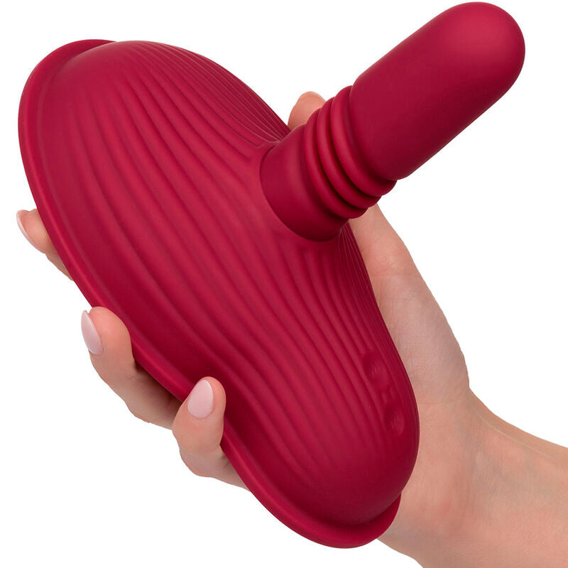 CALEXOTICS - RIDER MASSAGER DOPPIO MOTORE TELECOMANDO ROSSO