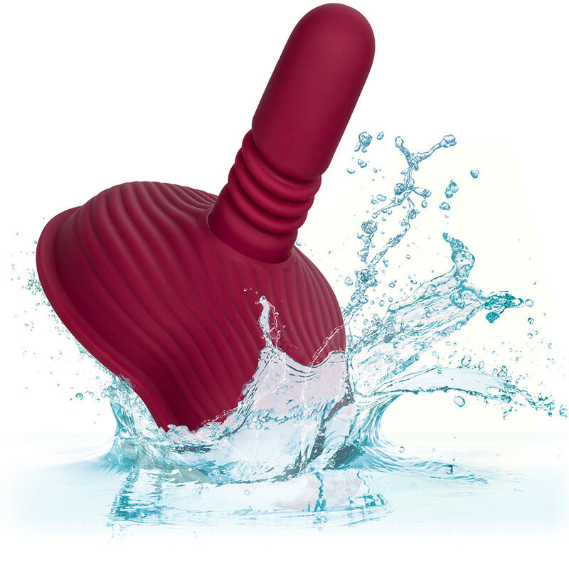 CALEXOTICS - RIDER MASSAGER DOPPIO MOTORE TELECOMANDO ROSSO