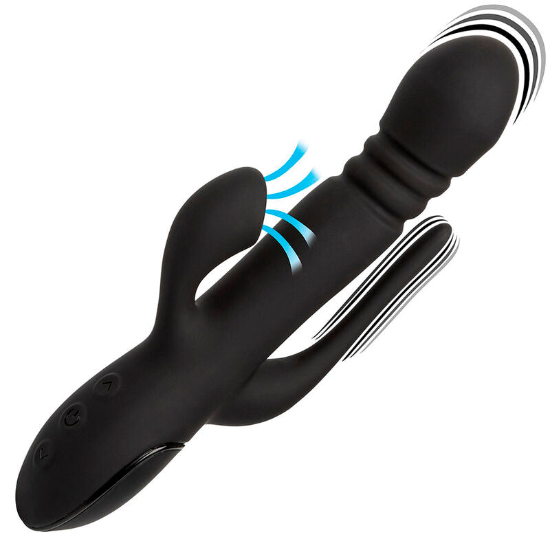 CALEXOTICS - VIBRATORE TRIPLO EUPHORIA NERO