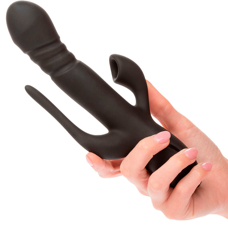 CALEXOTICS - VIBRATORE TRIPLO EUPHORIA NERO
