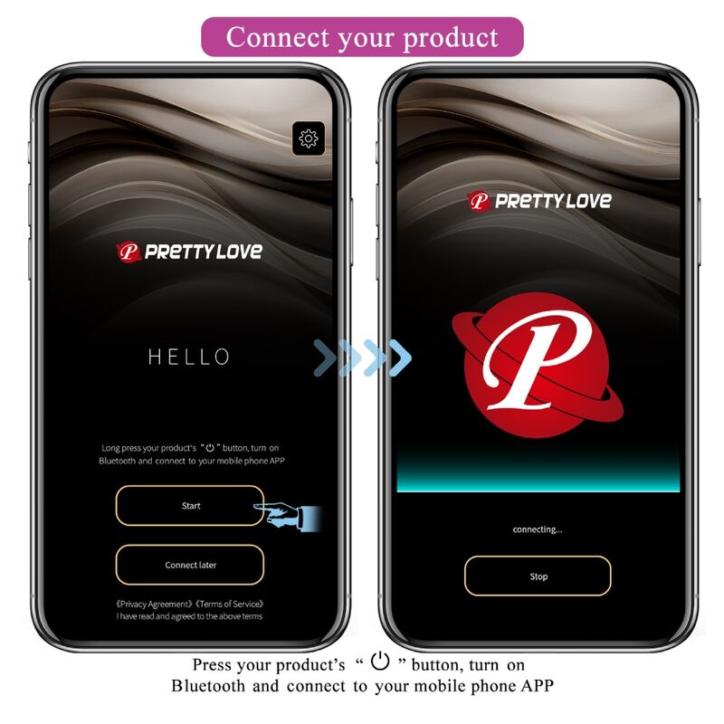 PRETTY LOVE - BAIRD G-SPOT 12 VIBRAZIONI RICARICABILE LILA APP