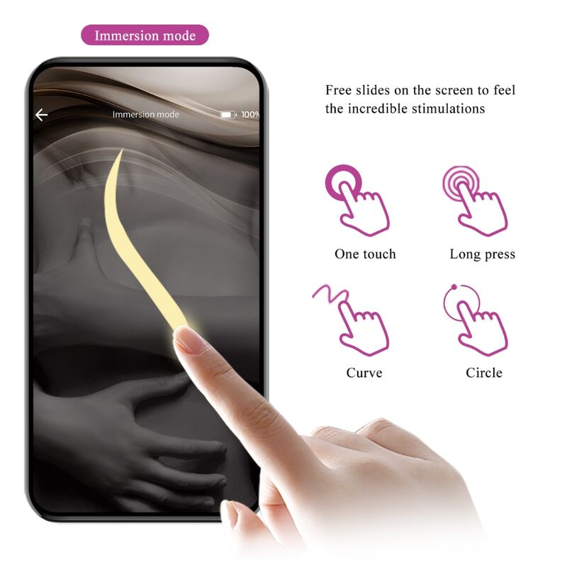 PRETTY LOVE - UOVO VIBRANTE CONTROLLATO DA APP FISHERMAN LILA