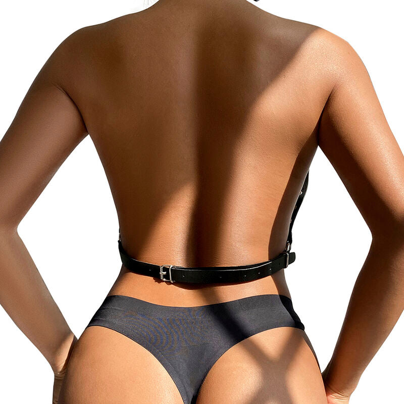 SUBBLIME - ARNÉS DE PECHO CON CADENAS DE ANILLO GRANDES TALLA ÚNICA