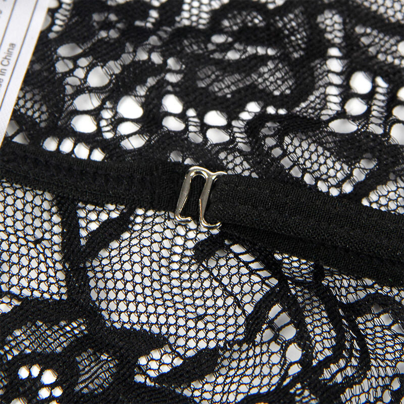 SUBBLIME - DISFRAZ DE POLICÍA CON CUERPO DE ENCAJE NEGRO S/M