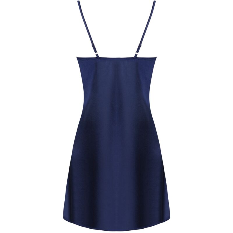 LIVCO CORSETTI FASHION - JACQUELINE LC 90249 BATA + CAMISA + BRAGUITA AZUL MARINO L/XL