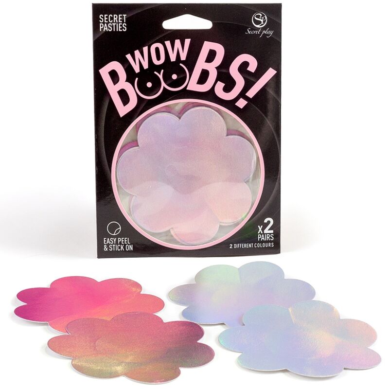 JUEGO SECRETO - ¡PECHOS WOW! CUBREPEZONES CON FLORES