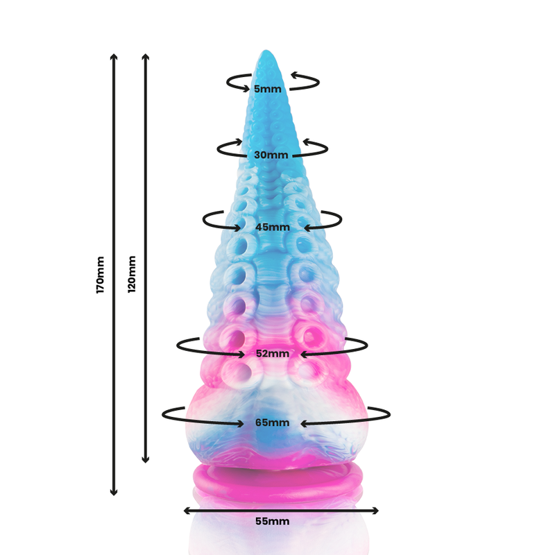 EPIC - DILDO PHORCYS BLUE TENTACLE TAGLIA PICCOLA
