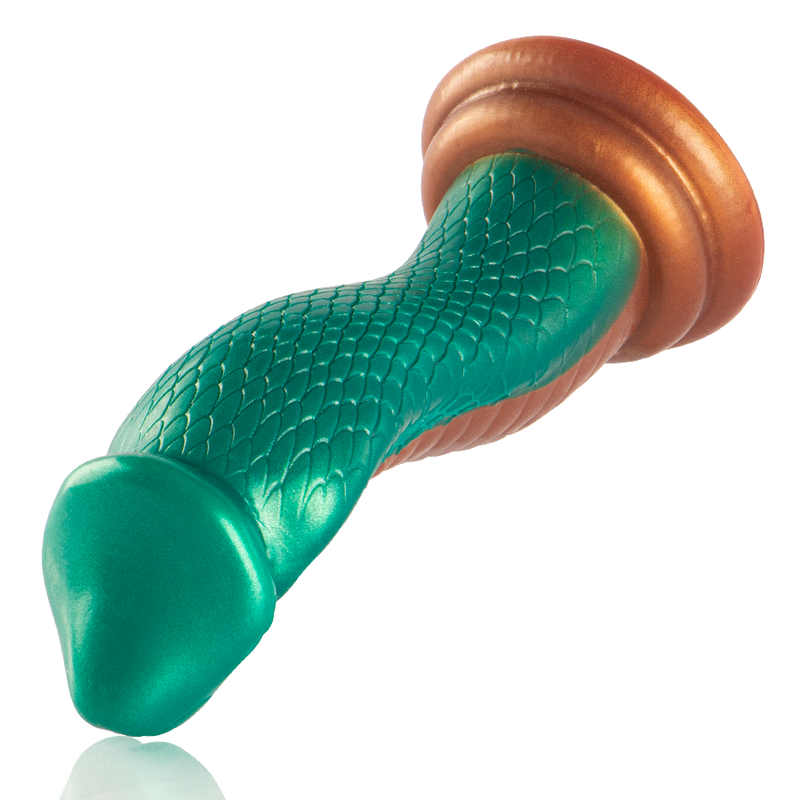 ÉPICO - DILDO DE PITÓN COBRA VERDE
