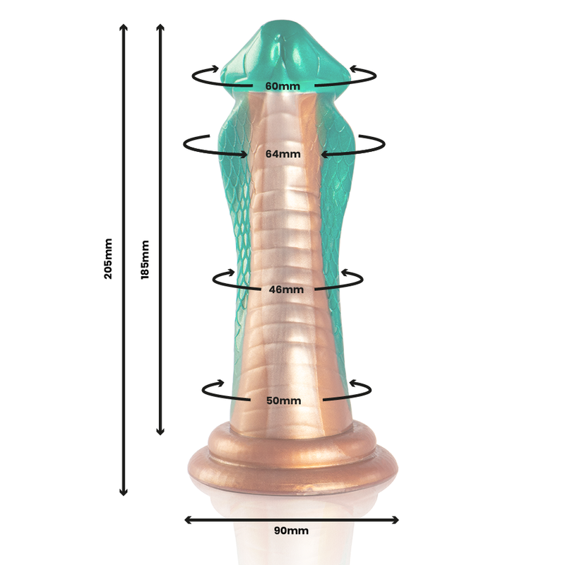 EPIC - DILDO PYTHON VERDE COBRA