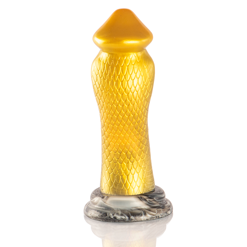 ÉPICO - DILDO DRAKON COBRA AMARILLO