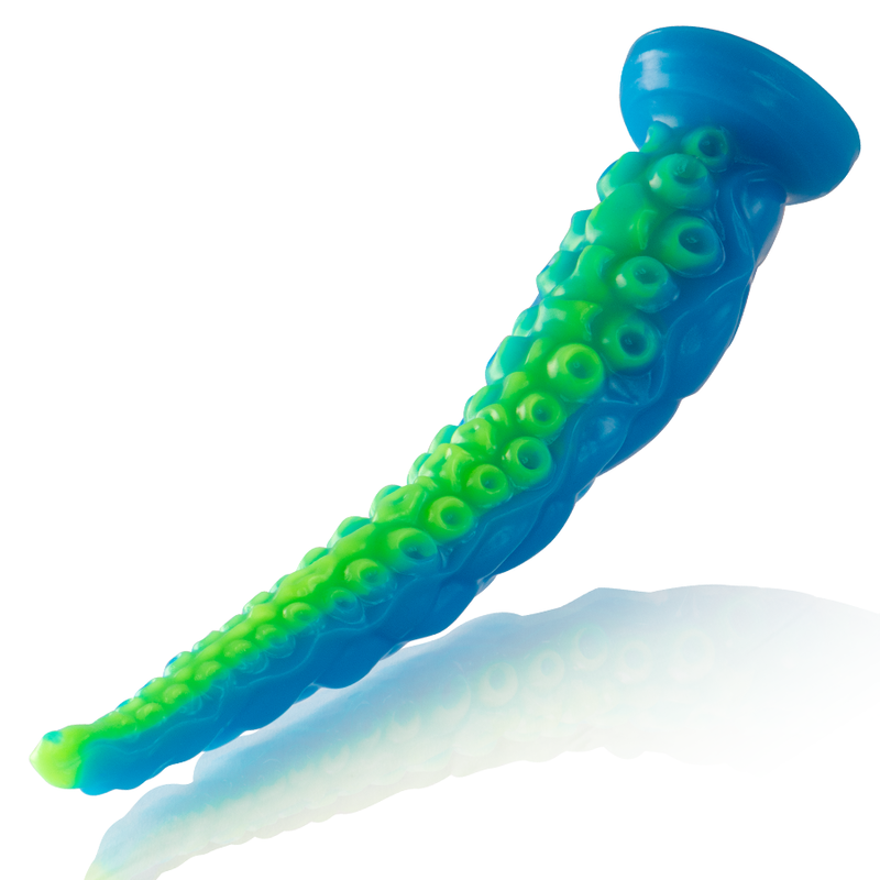 EPIC - DILDO SCYLLA FLUORESCENTE CON TENTACOLI SOTTILI DI GRANDI DIMENSIONI