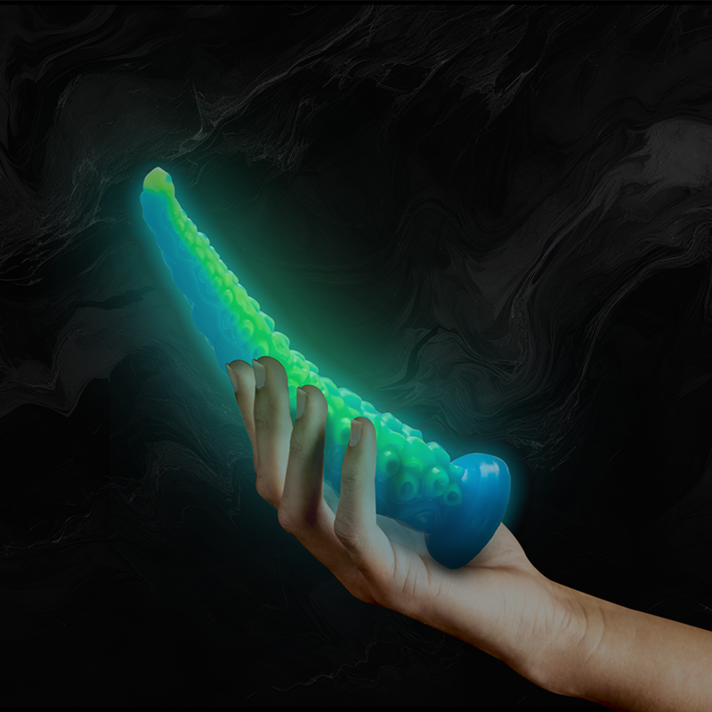 EPIC - DILDO SCYLLA FLUORESCENTE CON TENTACOLI SOTTILI DI PICCOLE DIMENSIONI