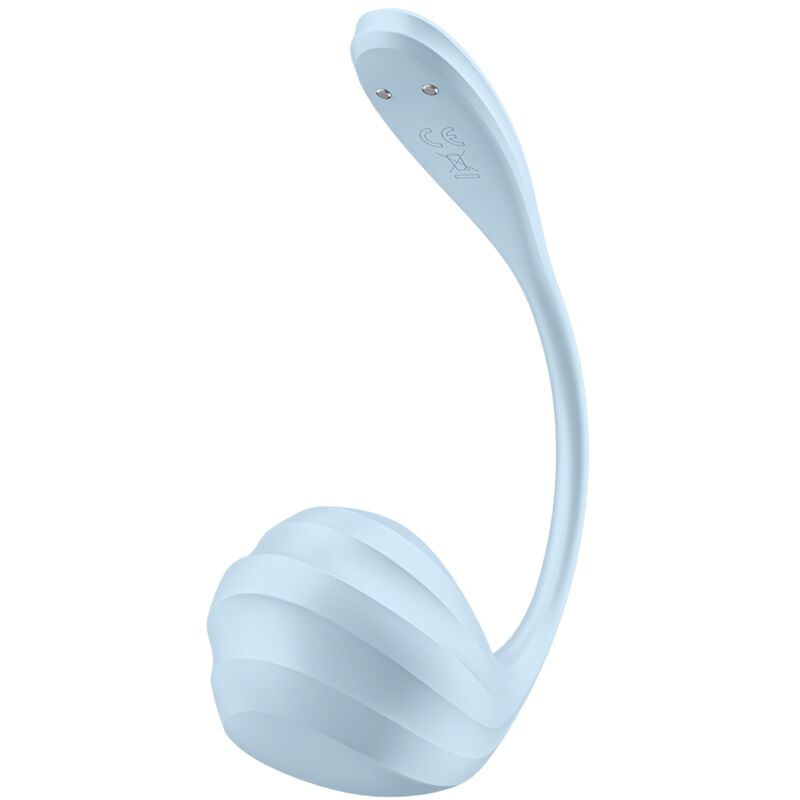 SATISFYER - STIMOLATORE DEL PUNTO G SMOOTH PETAL BLU CIELO APP GRATUITA